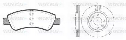 Комплект тормозов WOKING 89403.01