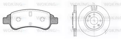 Комплект тормозов WOKING 89403.02