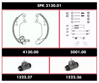 Комплект тормозов WOKING SPK 3130.01