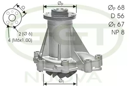 Насос GGT PA10516