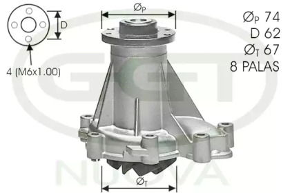 Насос GGT PA12147