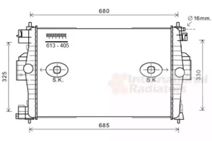 Теплообменник VAN WEZEL 09002280