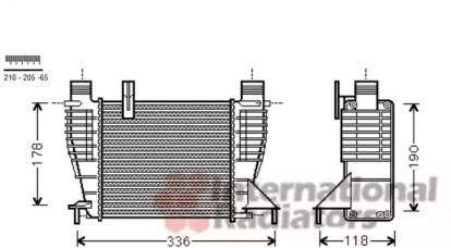 Теплообменник VAN WEZEL 13004340