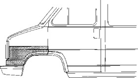 Крыло VAN WEZEL 1745159