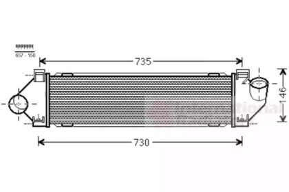 Теплообменник VAN WEZEL 18004480