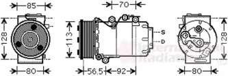 Компрессор VAN WEZEL 1800K497