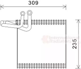 Испаритель VAN WEZEL 1800V493