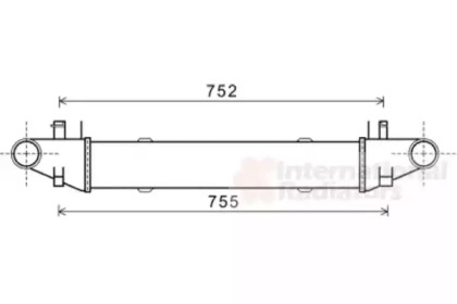 Теплообменник VAN WEZEL 30004557