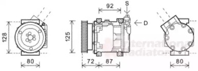 Компрессор VAN WEZEL 4300K468