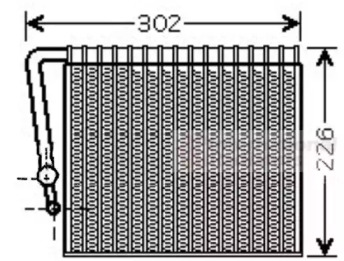 Испаритель VAN WEZEL 4300V356