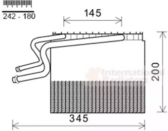 Испаритель VAN WEZEL 4300V465