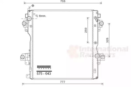 Теплообменник VAN WEZEL 53002604