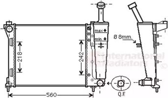 Теплообменник VAN WEZEL 73002099