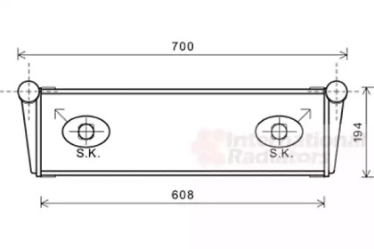 Теплообменник VAN WEZEL 74002067