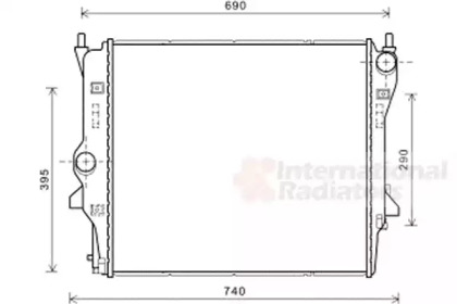 Теплообменник VAN WEZEL 77002054