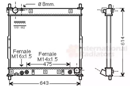 Теплообменник VAN WEZEL 81002104