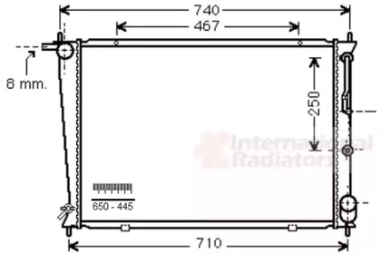 Теплообменник VAN WEZEL 82002255