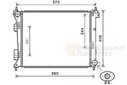 Теплообменник VAN WEZEL 82002274