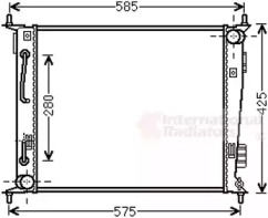 Теплообменник VAN WEZEL 83002185