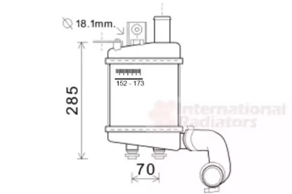 Теплообменник VAN WEZEL 83004154