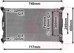 Теплообменник VAN WEZEL 03002241