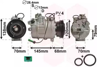 Компрессор VAN WEZEL 0300K011