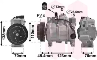 Компрессор VAN WEZEL 0300K261