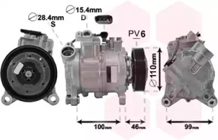 Компрессор VAN WEZEL 0600K489