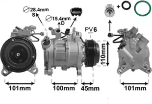 Компрессор VAN WEZEL 0600K499