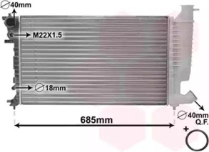 Теплообменник VAN WEZEL 09002156