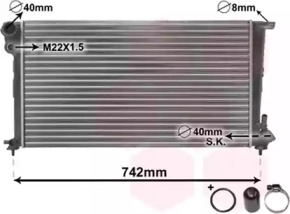 Теплообменник VAN WEZEL 09002159