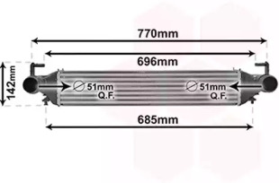 Теплообменник VAN WEZEL 17004456