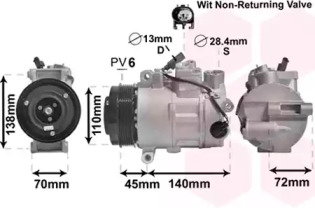 Компрессор VAN WEZEL 3000K568