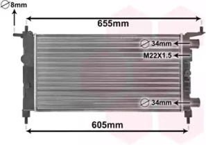 Теплообменник VAN WEZEL 37002261