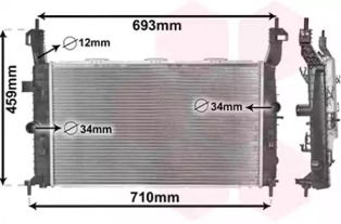 Теплообменник VAN WEZEL 37002345