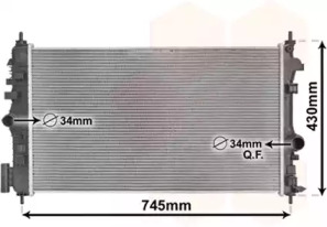 Теплообменник VAN WEZEL 37002474