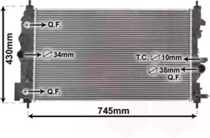 Теплообменник VAN WEZEL 37002546