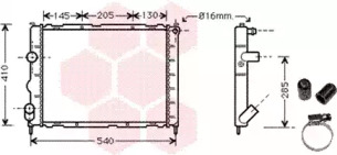 Теплообменник VAN WEZEL 43002268