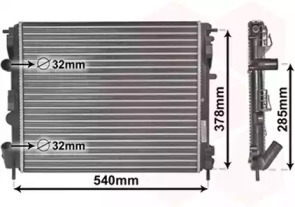 Теплообменник VAN WEZEL 43002269