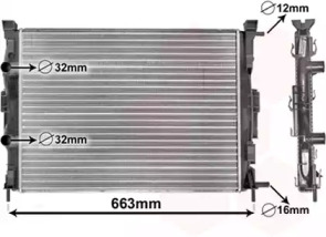 Теплообменник VAN WEZEL 43002307