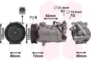 Компрессор VAN WEZEL 4300K489