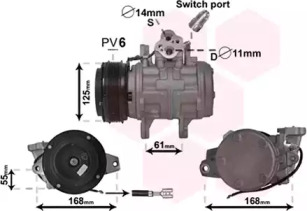 Компрессор VAN WEZEL 7400K030