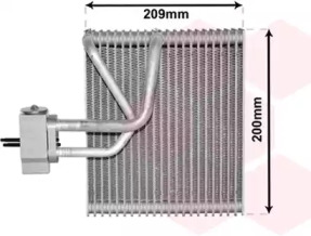 Испаритель VAN WEZEL 8100V045