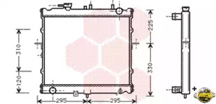 Теплообменник VAN WEZEL 83002022