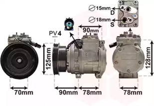 Компрессор VAN WEZEL 8300K178