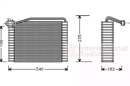 Испаритель VAN WEZEL 0300V142