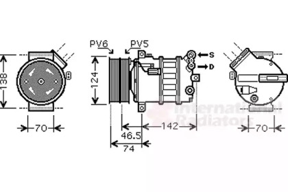 Компрессор VAN WEZEL 0100K106