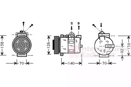 Компрессор VAN WEZEL 0200K038