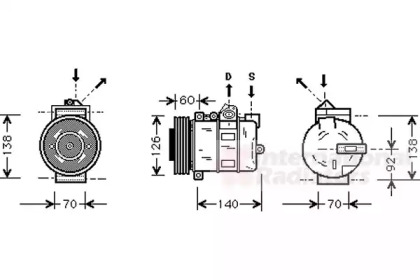 Компрессор VAN WEZEL 0200K050