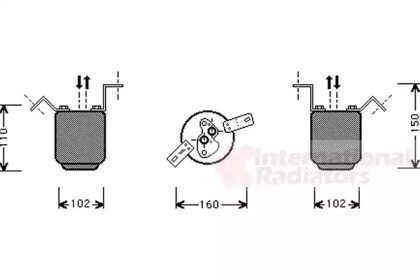 Осушитель VAN WEZEL 0600D225